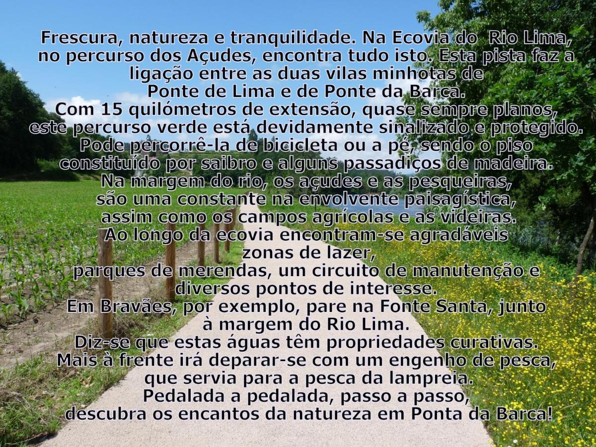 Casa Do Rio Lägenhet Ponte da Barca Exteriör bild